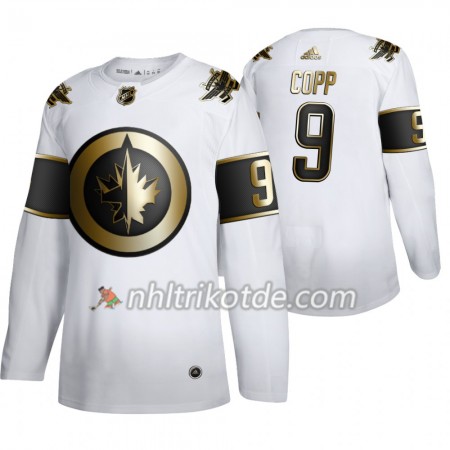 Winnipeg Jets Trikot Andrew Copp 9 Adidas 2019-2020 Golden Edition Weiß Authentic - Herren